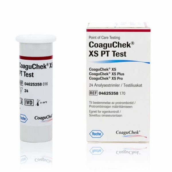 Roche CoaguChek XS PT Test Strips x 24