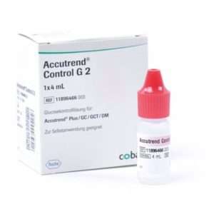 Accutrend Glucose Control Solution, 4ml x 2