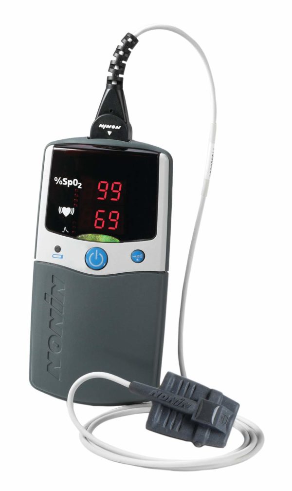 Nonin 2500A PalmSAT Pulse Oximeter with User Adjustable Alarms and Memory