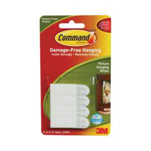 3M COMMAND SMALL PICTURE HANGING STRIPS