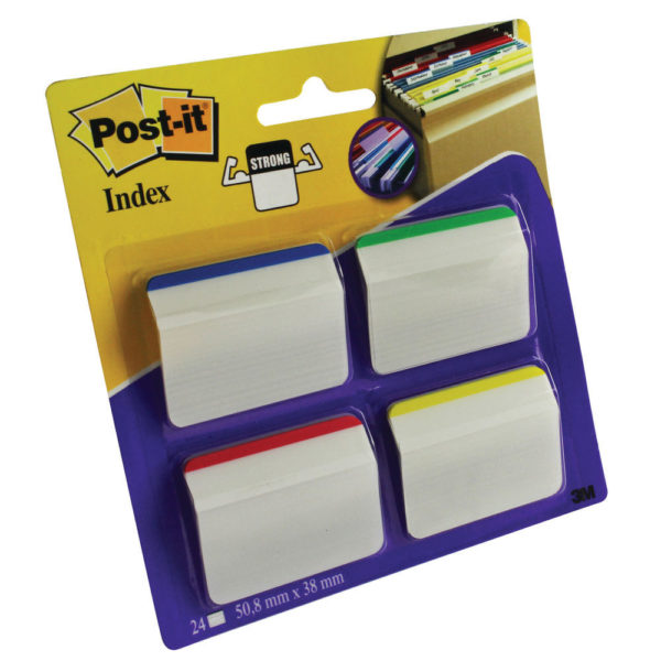 POSTIT STRONG INDEX FILING TABS ANGLED