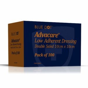 Advacare Low-Adherent Pad Dressing 10cm x 10cm x 100