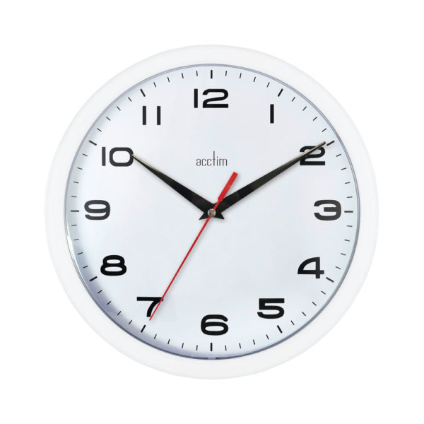 ACCTIM AYLESBURY WALL CLOCK WHT 92/301