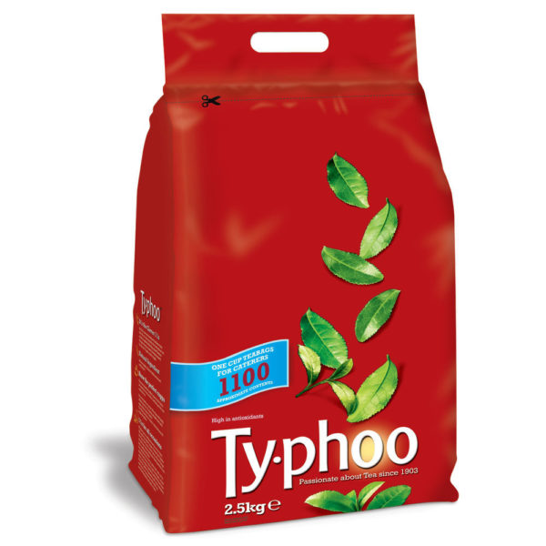 TYPHOO 1 CUP TEA BAGS PK1100 A00786