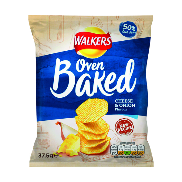 WALKERS BKED CHESE/ONION 37.5G PK32