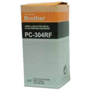 BROTHER PC304RF RIBBON REFILL  BLACK PK4