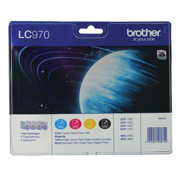 BROTHER LC970VALBP INK VALUE PACK