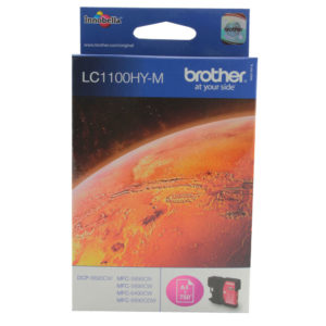 BROTHER LC1100HYM INKJET CART HY MAGENTA