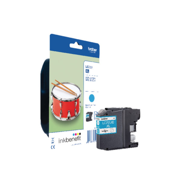 BROTHER LC22UC CYAN INK CARTRIDGE