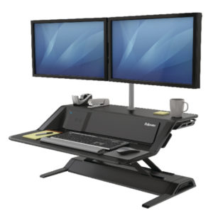 FELLOWES LOTUS DX SIT-STAND WKSTN BLACK