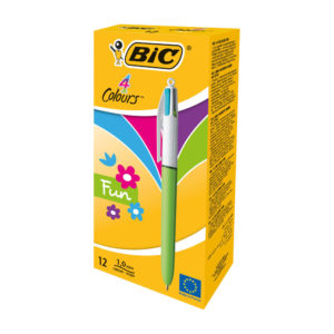 BIC 4 COLOURS FASHION ASSORTED