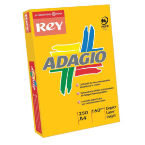 ADAGIO CARD A4 160GM ORANGE PK250