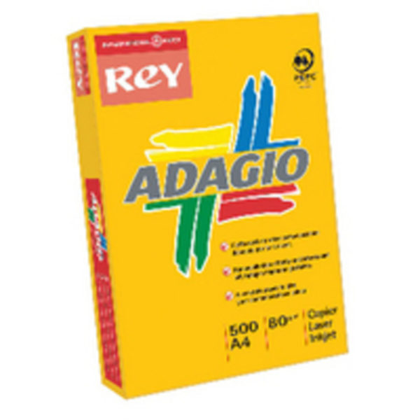 ADAGIO CARD A4 160GM AST BRIGHT PK250