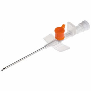Cannula IV with Injection port, 14G (Orange) x 1.