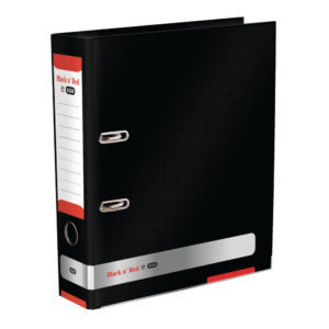 ELBA BLACK N RED LEVER ARCH FILE
