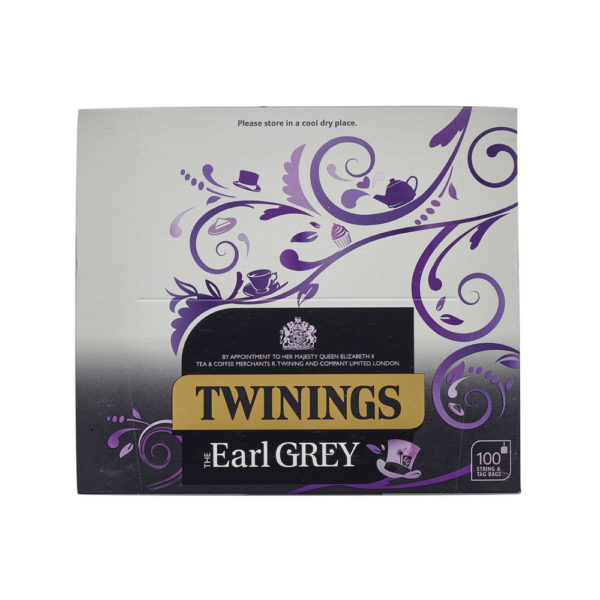 TWININGS EARL GREY TAG TEABAG P100