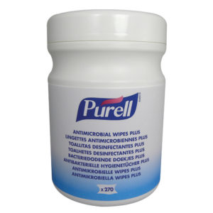 PURELL ANTIMICROBIAL WIPES PLUS PK270