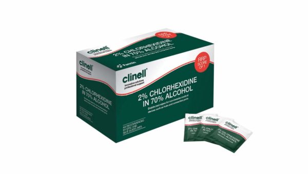 Clinell Alcohol 2% Chlorhexidine Device Wipe x 200