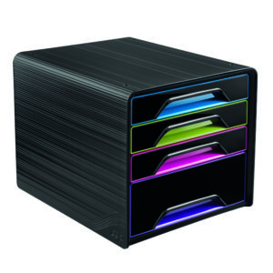SMOOVE 4 DRAWER MODULE BLK/MCOLOUR