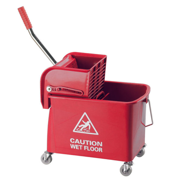 20LITRE RED SPEEDY BUCKET AND WRINGER
