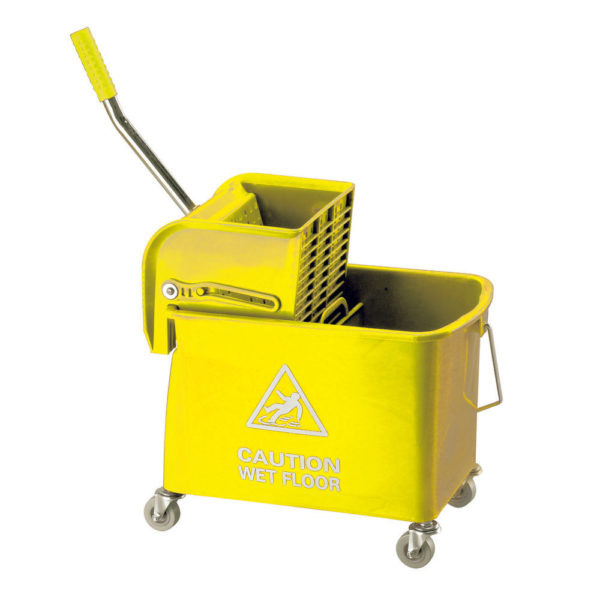 20LITRE YELLOW SPEEDY BUCKET AND WRINGER
