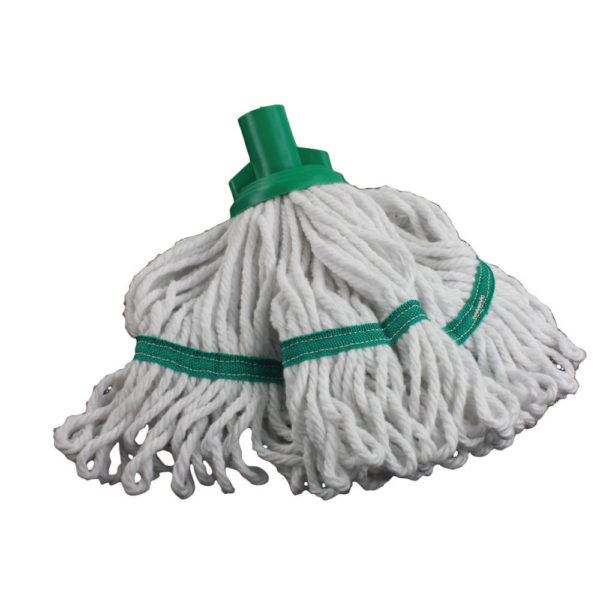 MOP HEAD HYGIENE SOCKET 180G GREEN EA