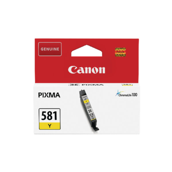 CANON CLI-581 YELLOW INK CARTRIDGE