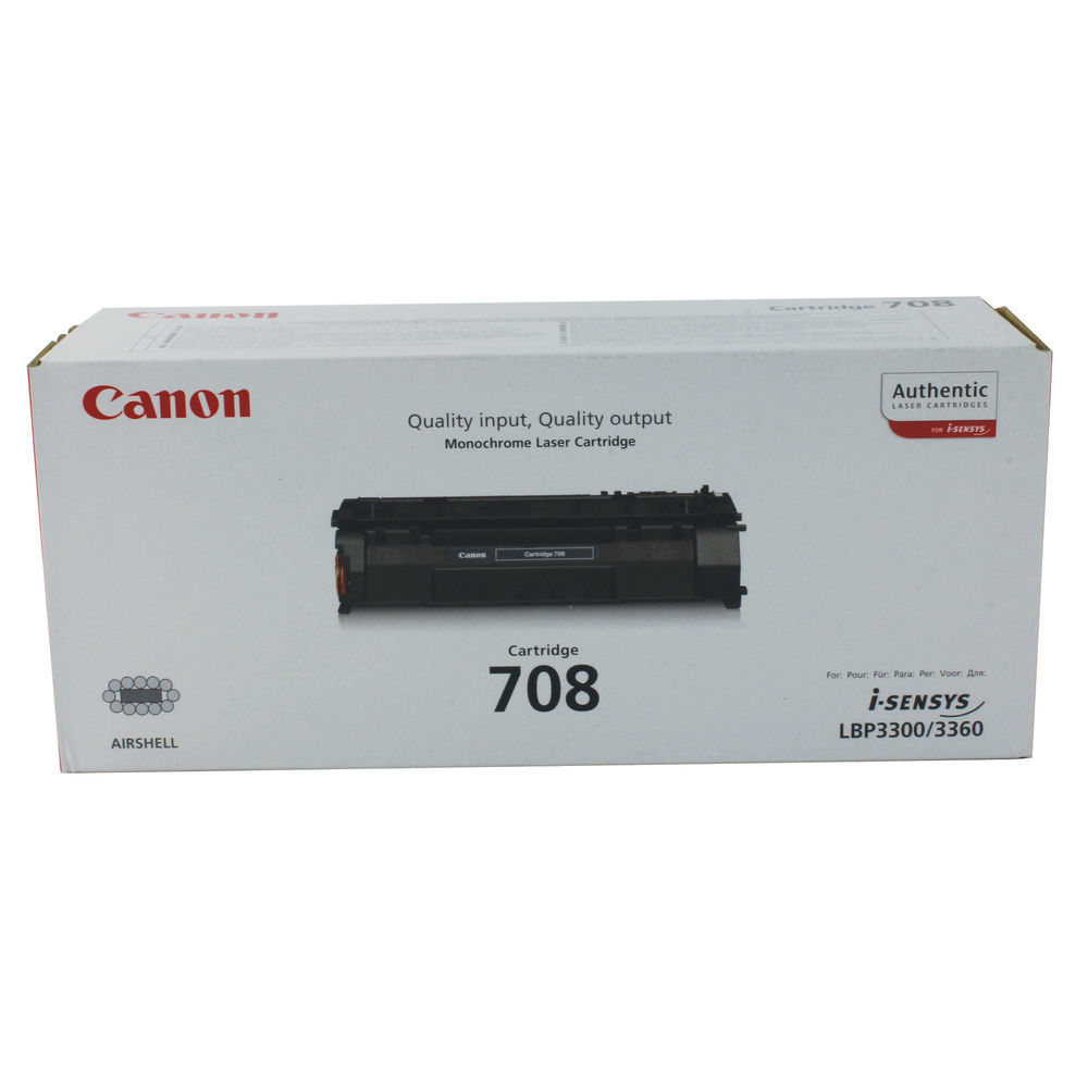 CANON TONER CART CRG-708 BLACK