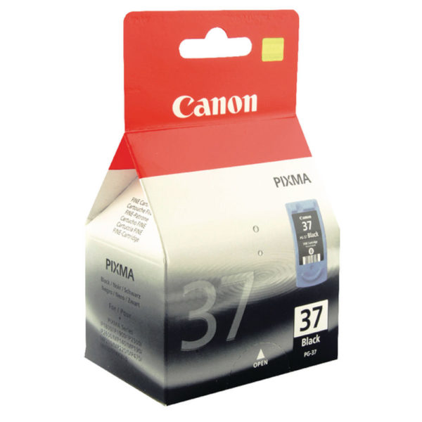 CANON INKJET CARTRIDGE BLACK PG-37