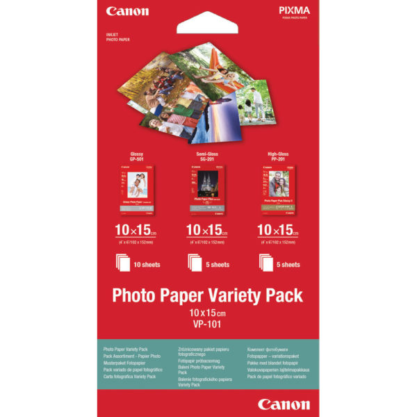 PHOTO PAPER VARIETY PACK 10X15CM VP-101