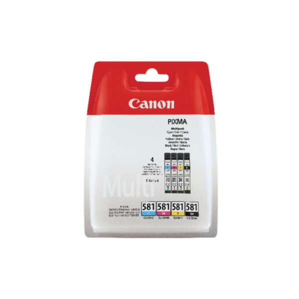 CANON CLI-581 C/M/Y/BK INK PACK