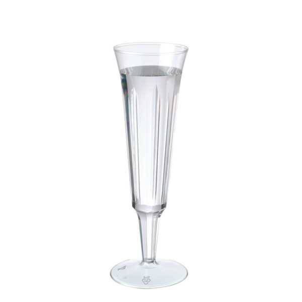 PLASTIC CHAMPAGNE GLASS CLR PK10