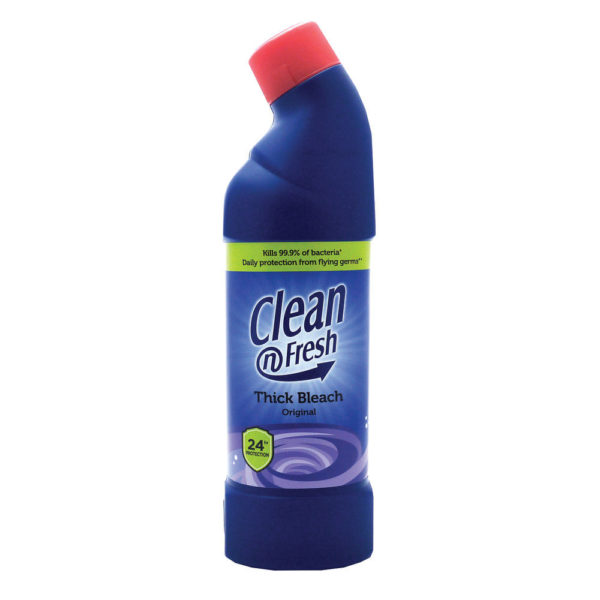 CLEAN AND FRESH THICK BLEACH 750ML EACH