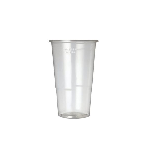 PLASTIC HALF PINT GLASS P50