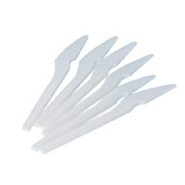 PLASTIC KNIFE WHITE PK100