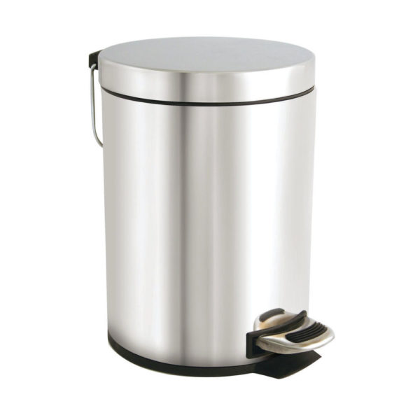 STAINLESS STEEL PEDAL BIN 5LTR