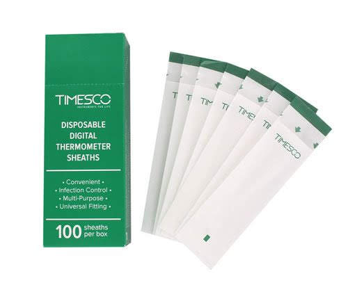 Digital Thermometer sheath Covers, Box 100