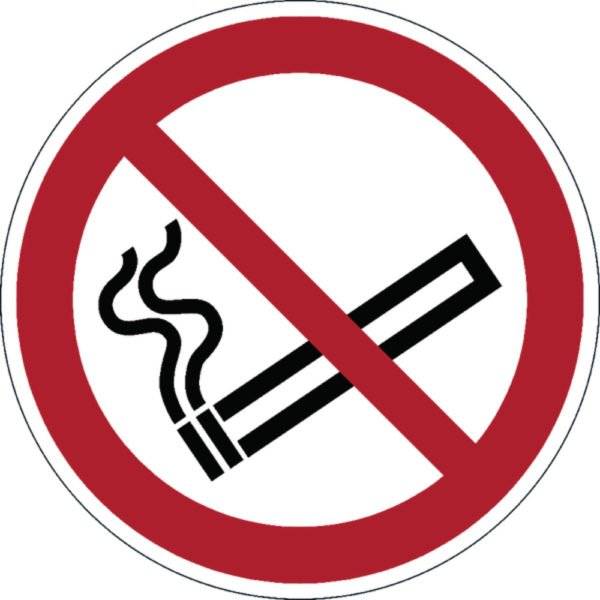 DURABLE SMOKING PROHIBITED FLOOR SIGN