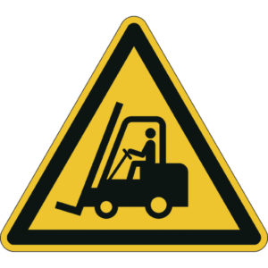 DURABLE CAUTION FORKLIFTS FLOOR SIGN