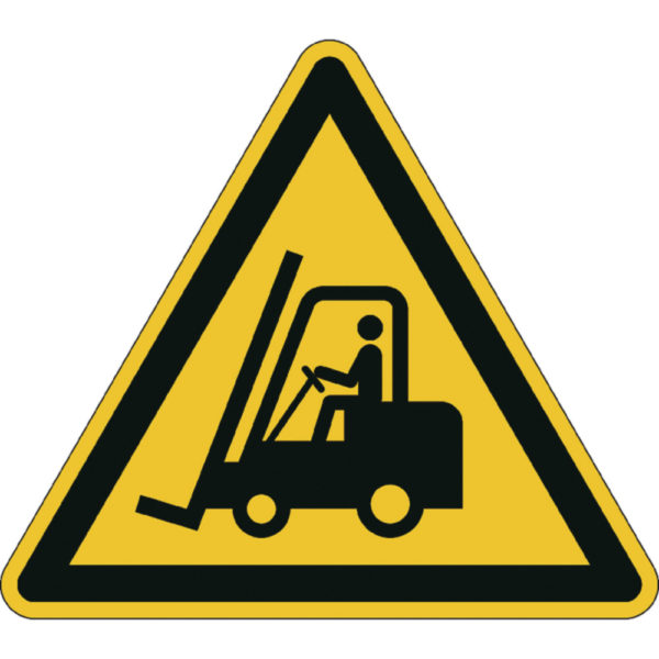 DURABLE CAUTION FORKLIFTS FLOOR SIGN