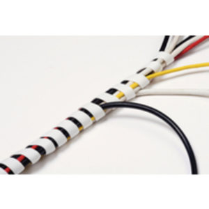 DLINE CABLE TIDY SPIRAL WRAP 2.5M WHT