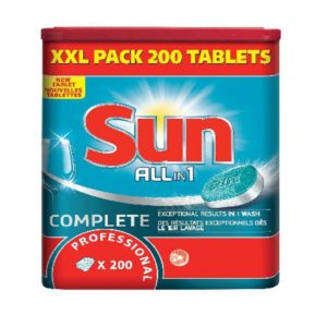 DIVERSEY SUN PROF ALL IN 1 TABLETS 200PC