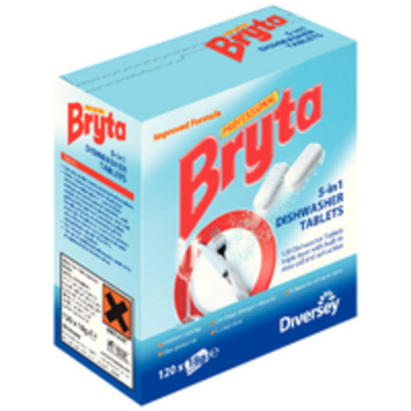 BRYTA 5 IN 1 DISHWASHER TABS 4X120PC