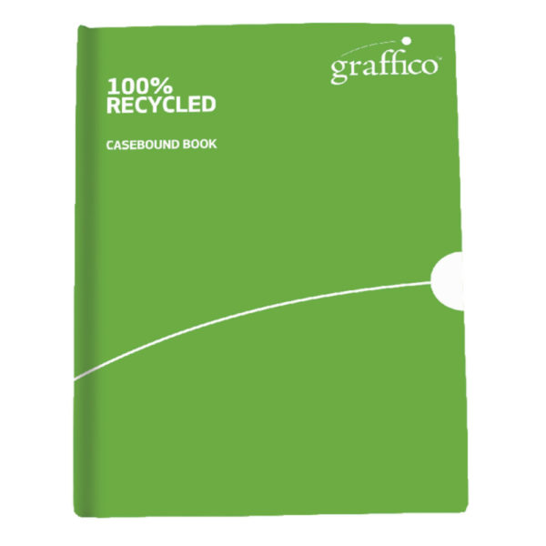 GRAFFICO RECYCLED CASEBOUND BOOK A4