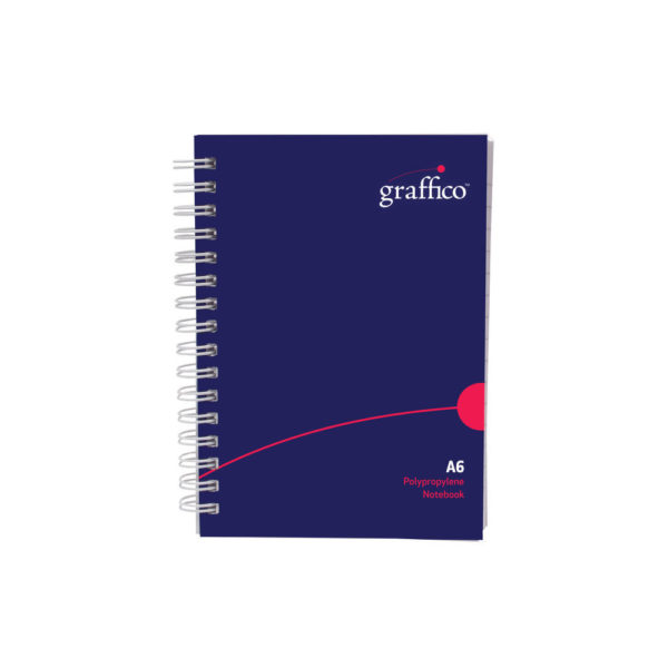 GRAFFICO TWIN WIRE NOTEBOOK A6