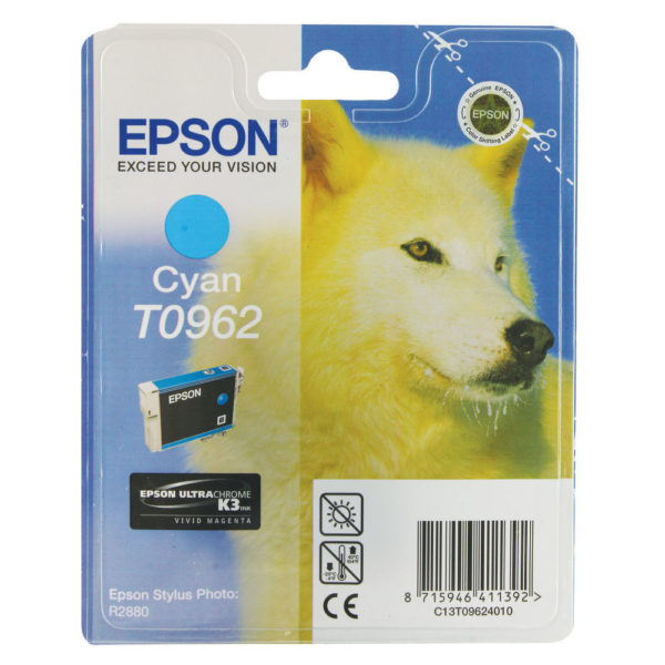 EPSON R2880 INK CART CYAN C13T09624010