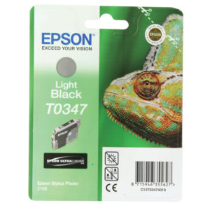 EPSON SP2100 INKJET CART LT BLK C13T0347