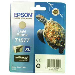 EPSON T1577 R3000 INKJET CART LIGHT BLK