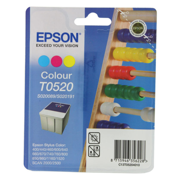 EPSON INKJET CARTRIDGE 3 STYLUS COL 400