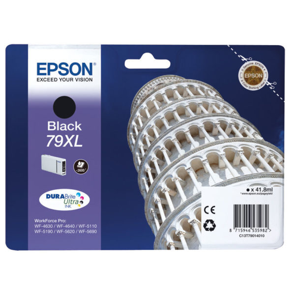EPSON NO.79XL PISA BLK INK CART 2.6K